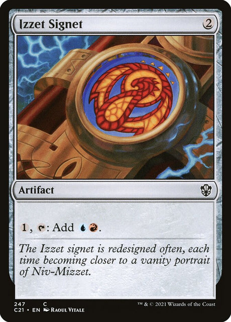 Izzet Signet (247) - Commander 2021 (C21)