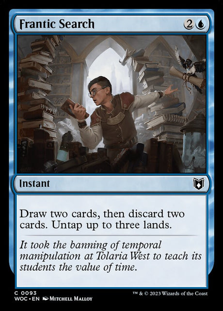 Frantic Search (93) - Wilds of Eldraine Commander (WOC)