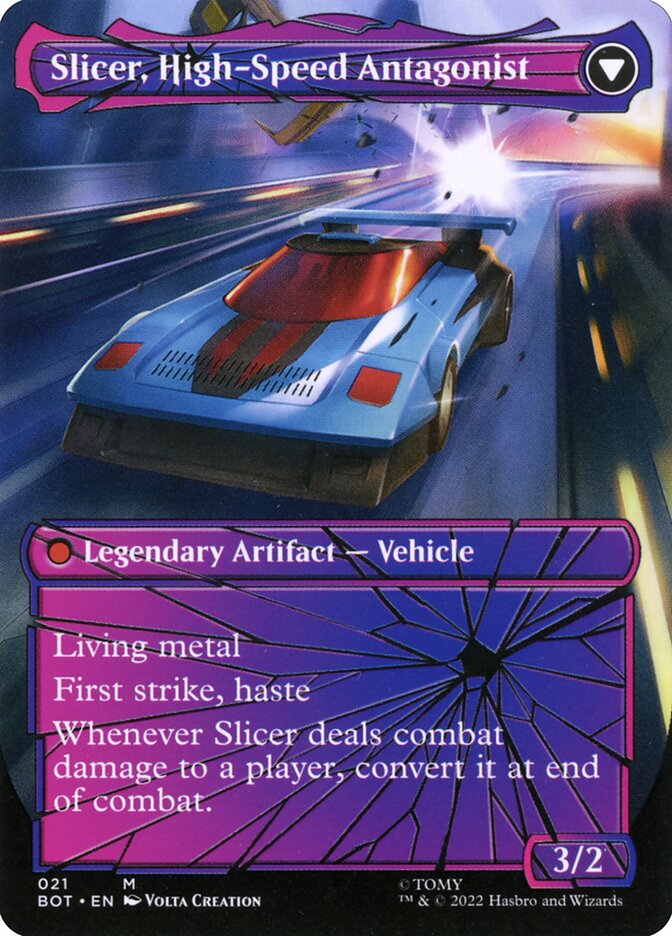 Slicer, Hired Muscle // Slicer, High-Speed Antagonist (21) - Transformers (BOT)