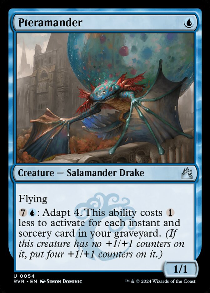 Pteramander (54) - Ravnica Remastered (RVR)