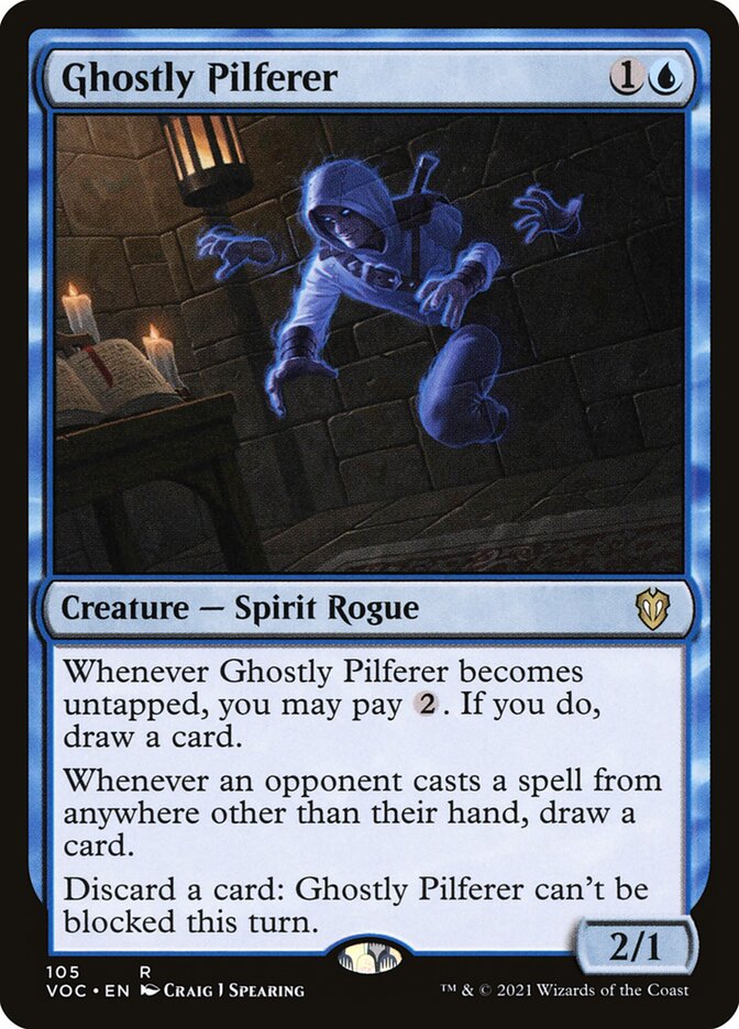 Ghostly Pilferer (105) - Crimson Vow Commander (VOC)