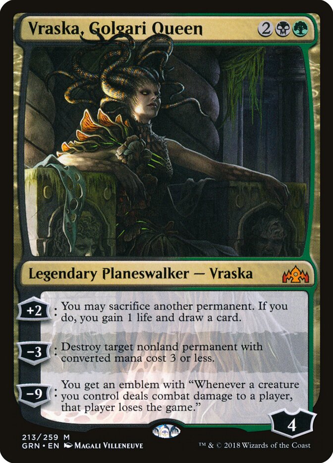 Vraska, Golgari Queen (213) - Guilds of Ravnica (GRN)