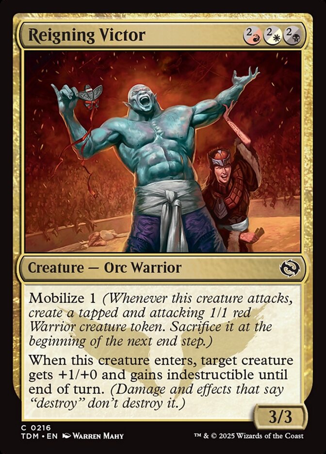 Reigning Victor (216) - Tarkir: Dragonstorm (TDM)