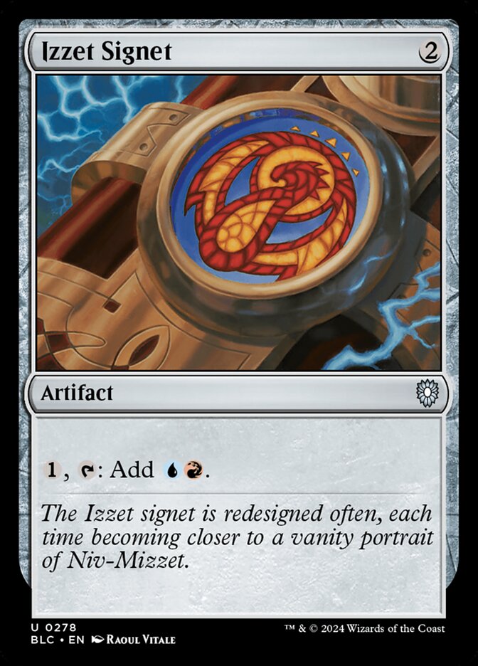 Izzet Signet (278) - Bloomburrow Commander (BLC)