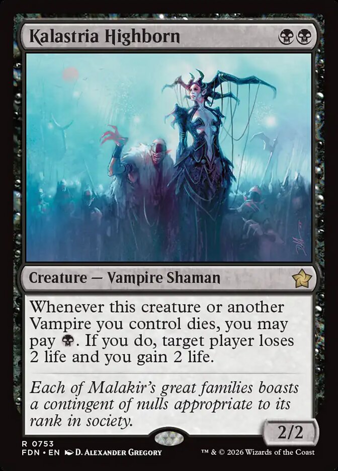 Kalastria Highborn (753) - Foundations (FDN)