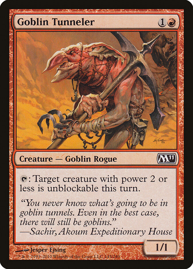 Goblin Tunneler (143) - Magic 2011 (M11)
