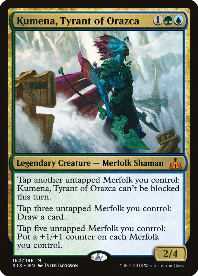 Kumena, Tyrant of Orazca (162) - Rivals of Ixalan (RIX)