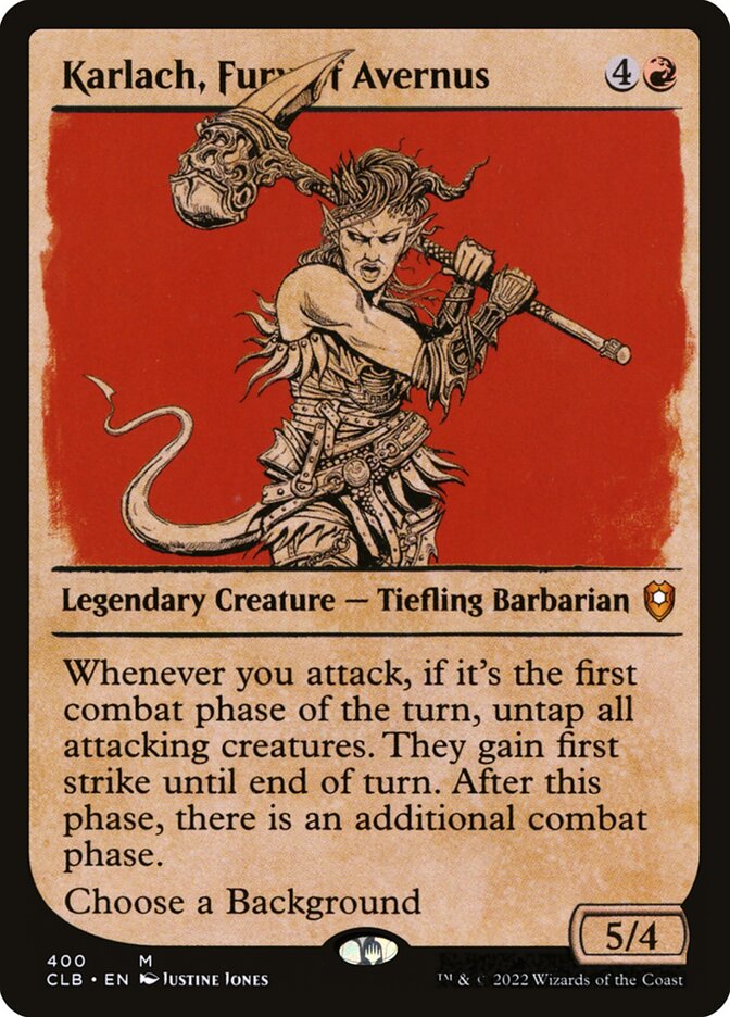 Karlach, Fury of Avernus (400) - Commander Legends: Battle for Baldur's Gate (CLB)