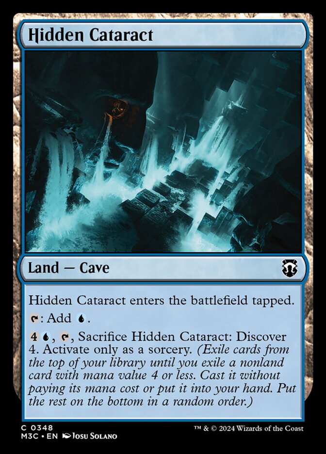 Hidden Cataract (348) - Modern Horizons 3 Commander (M3C)
