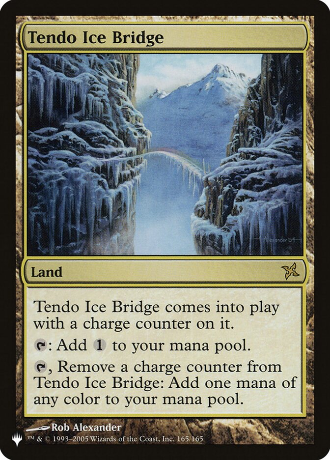 Tendo Ice Bridge - The List (PLST)