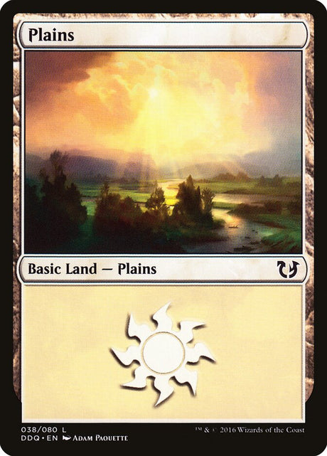 Plains (38) - Duel Decks: Blessed vs. Cursed (DDQ)