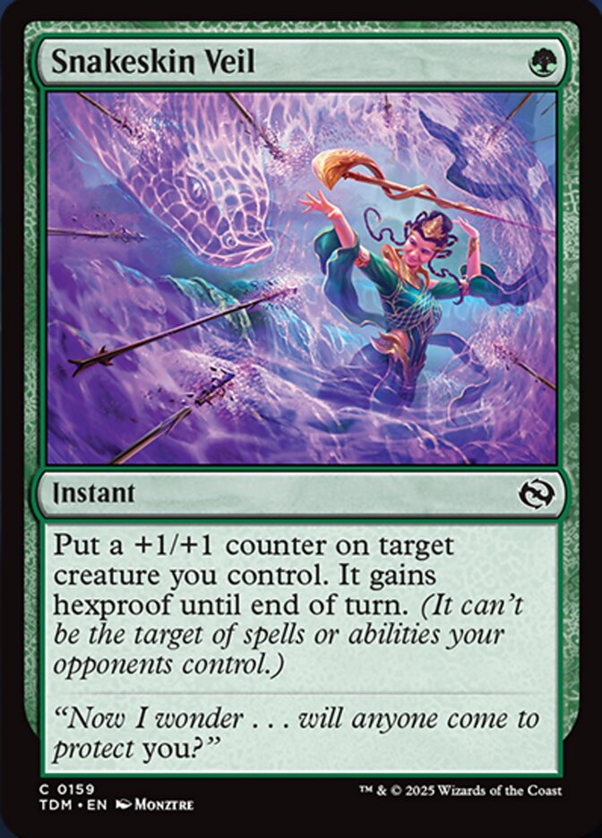 Snakeskin Veil (159) - [Foil] Tarkir: Dragonstorm (TDM)