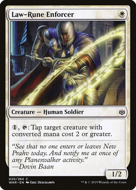 Law-Rune Enforcer (20) - War of the Spark (WAR)