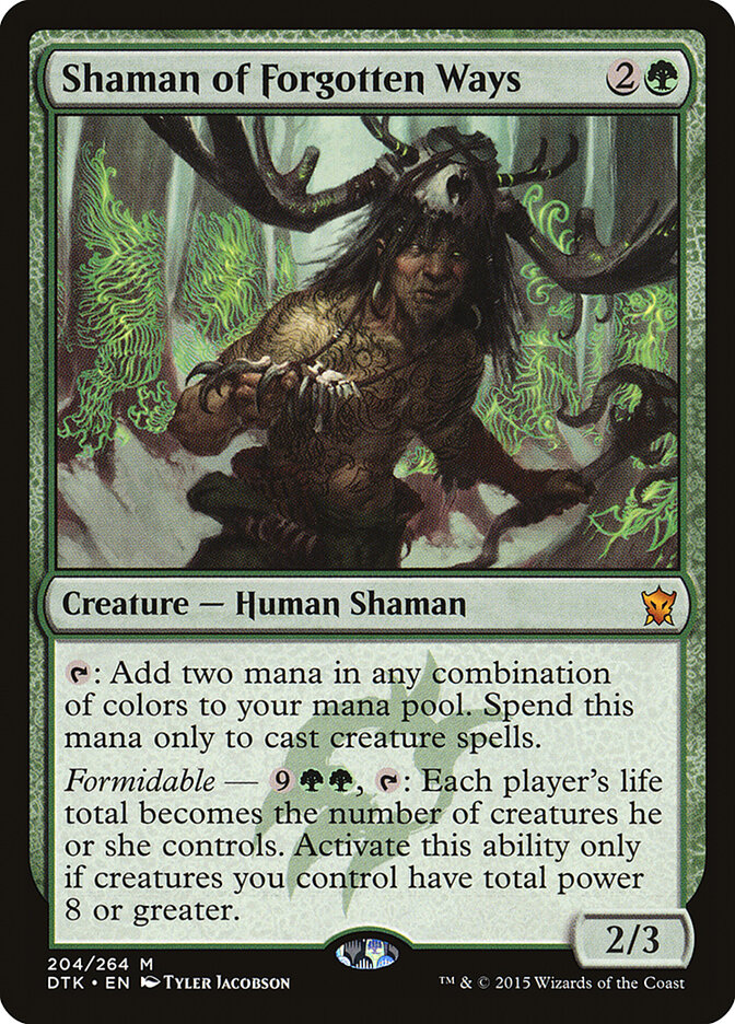 Shaman of Forgotten Ways (204) - Dragons of Tarkir (DTK)