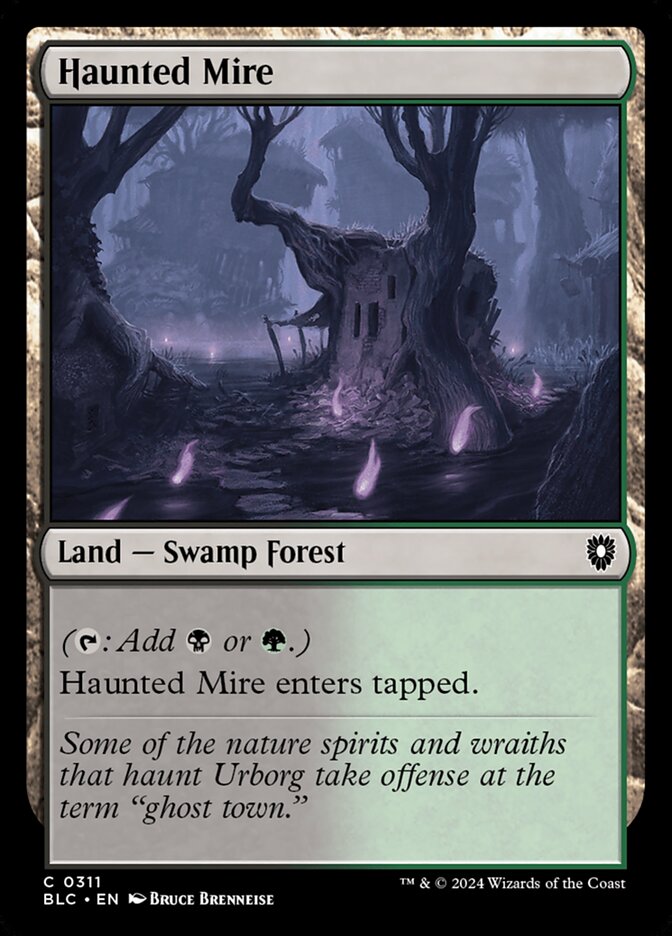 Haunted Mire (311) - Bloomburrow Commander (BLC)