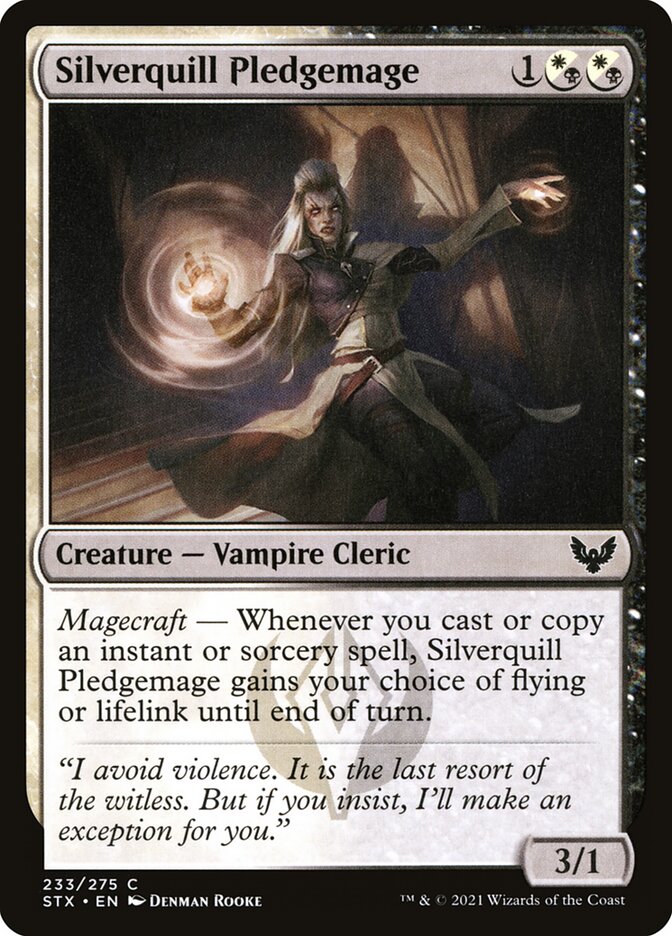 Silverquill Pledgemage (233) - Strixhaven: School of Mages (STX)
