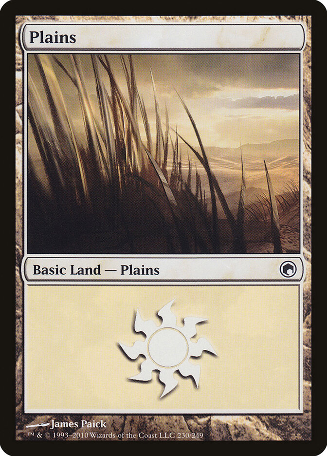 Plains (230) - Scars of Mirrodin (SOM)