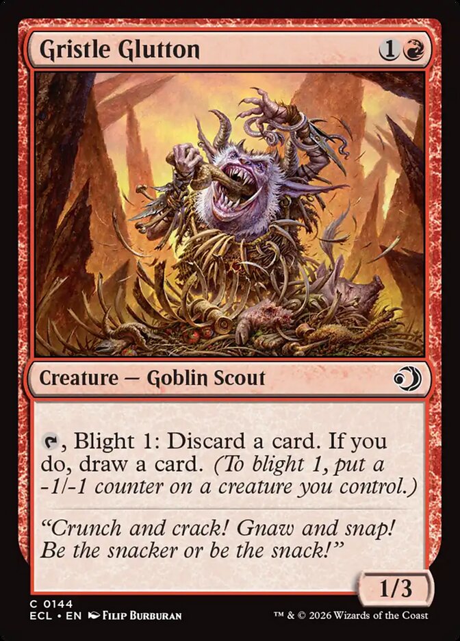 Gristle Glutton (144) - Lorwyn Eclipsed (ECL)