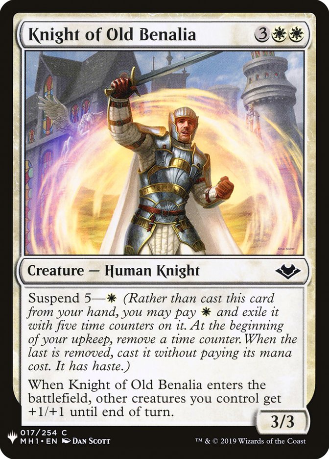 Knight of Old Benalia - The List (PLST)