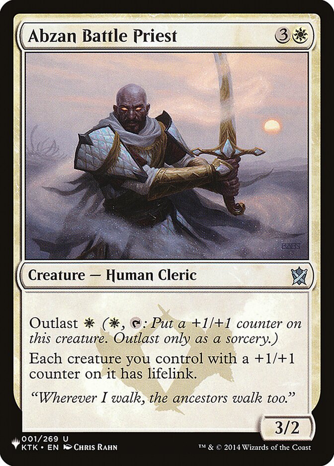 Abzan Battle Priest - The List (PLST)