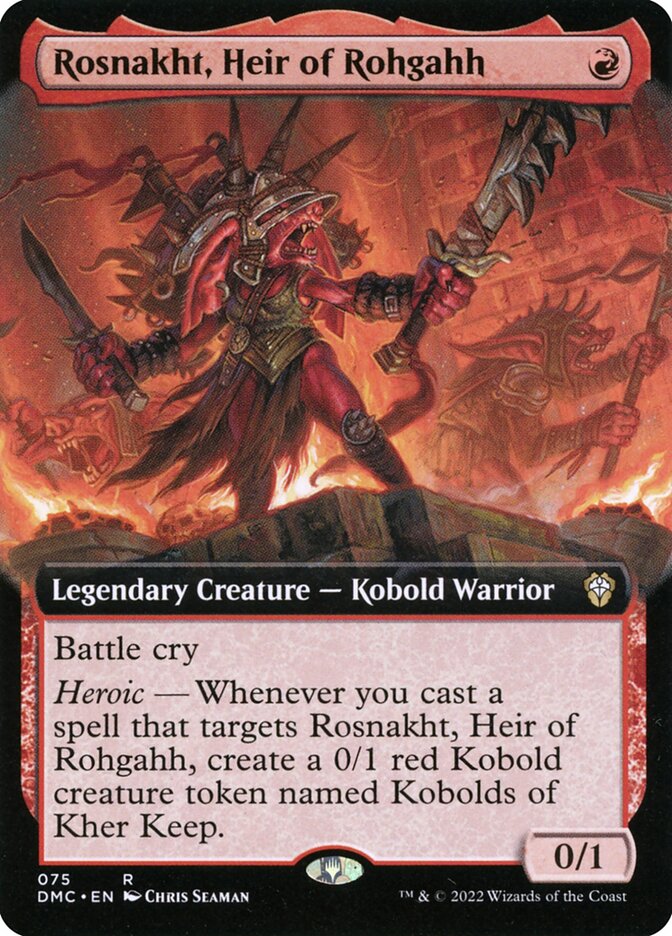 Rosnakht, Heir of Rohgahh (75) - Dominaria United Commander (DMC)