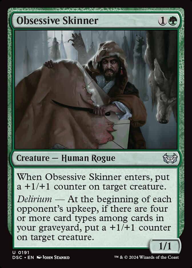 Obsessive Skinner (191) - Duskmourn: House of Horror Commander (DSC)