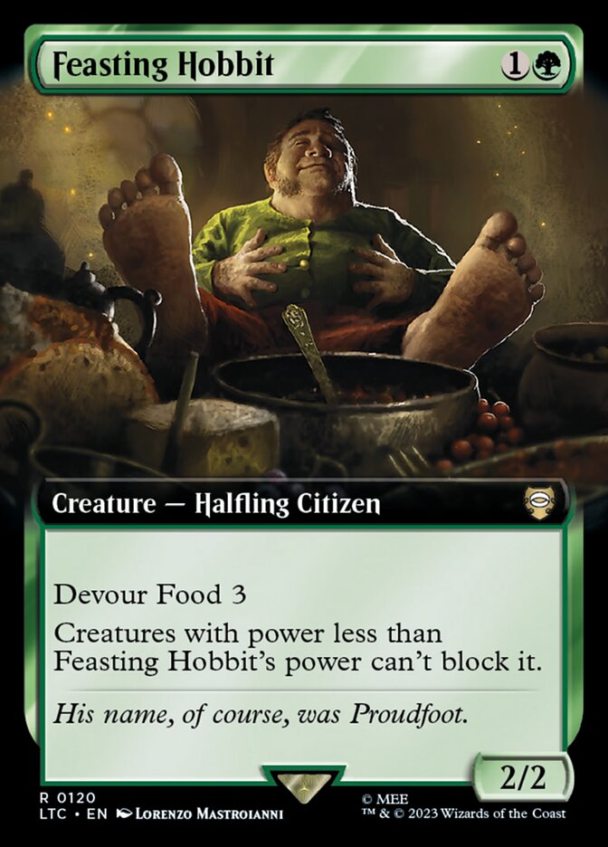 Feasting Hobbit (120) - Tales of Middle-earth Commander (LTC)