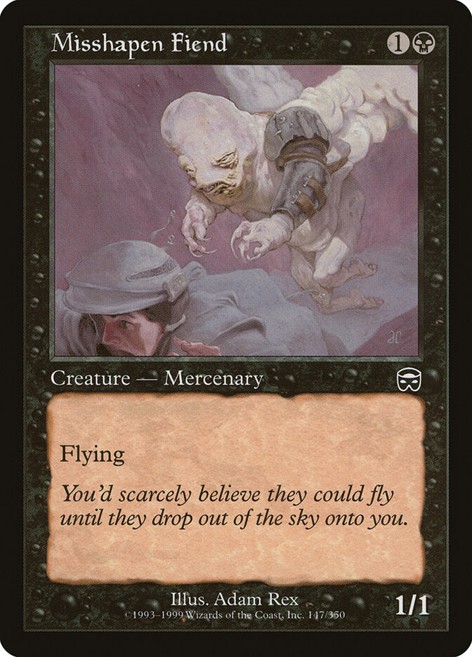 Misshapen Fiend (147) - Mercadian Masques (MMQ)