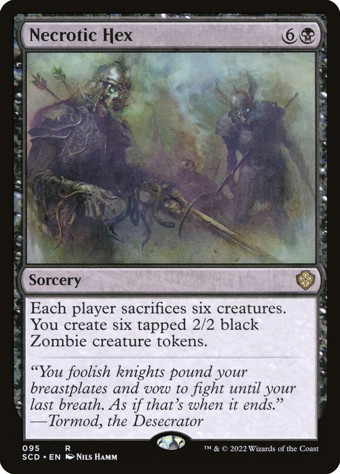 Necrotic Hex (95) - Starter Commander Decks (SCD)