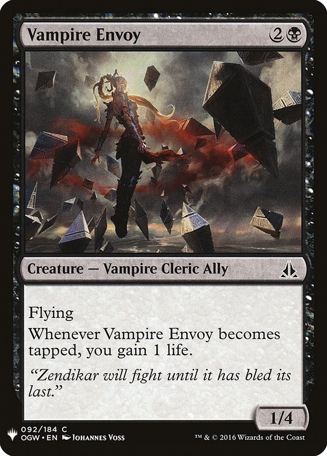 Vampire Envoy - The List (PLST)