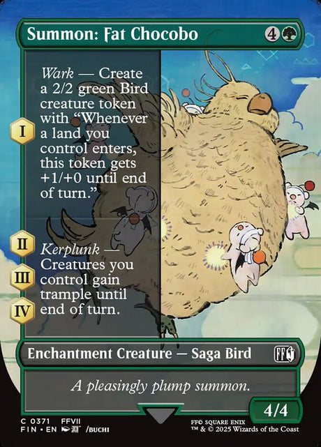 Summon: Fat Chocobo (371) - Final Fantasy (FIN)