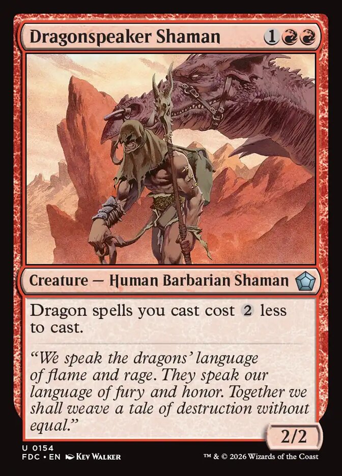 Dragonspeaker Shaman (154) - Foundations Commander (FDC)