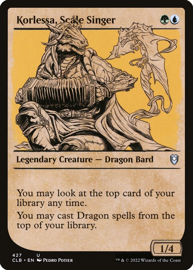 Korlessa, Scale Singer (427) - Commander Legends: Battle for Baldur's Gate (CLB)