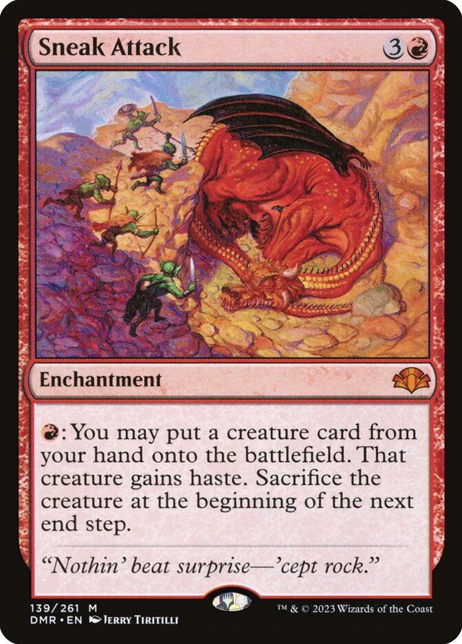 Sneak Attack (139) - Dominaria Remastered (DMR)