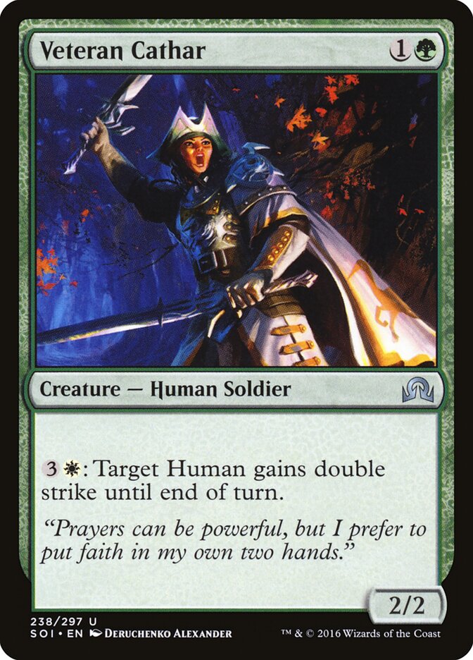 Veteran Cathar (238) - Shadows over Innistrad (SOI)