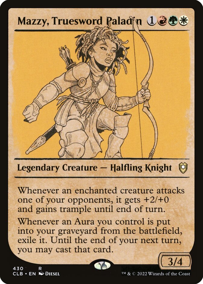 Mazzy, Truesword Paladin (430) - Commander Legends: Battle for Baldur's Gate (CLB)