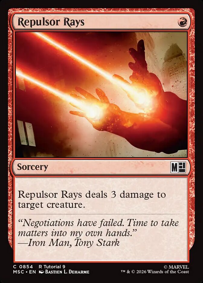 Repulsor Rays (854) - Marvel Super Heroes Commander (MSC)