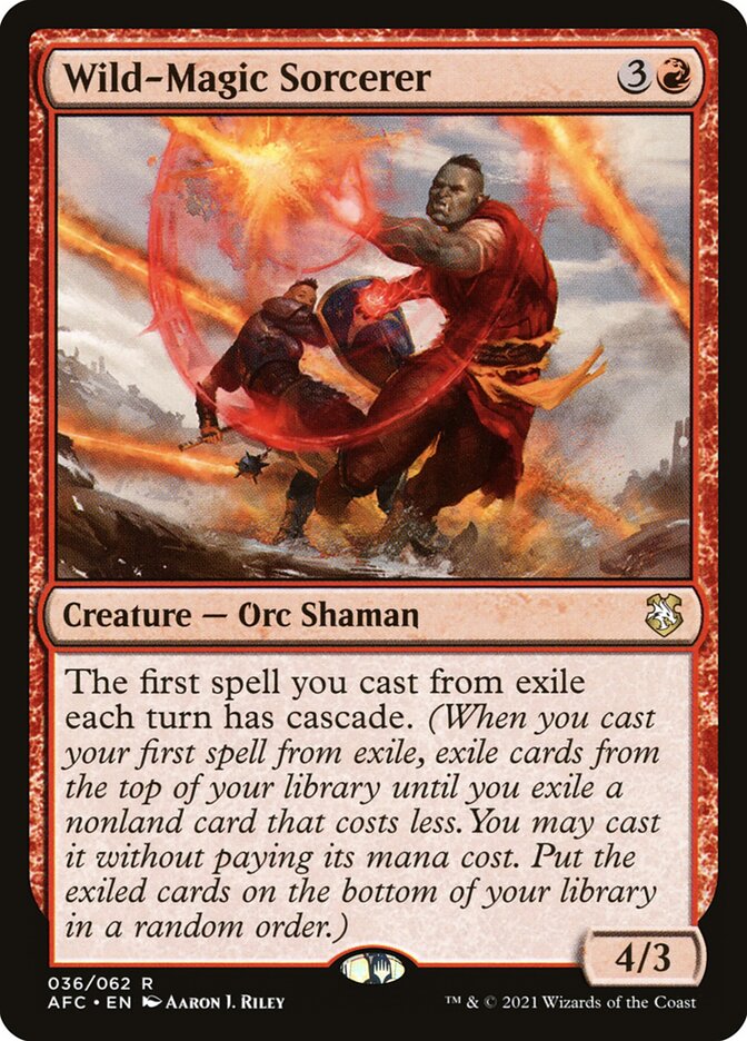 Wild-Magic Sorcerer (36) - Forgotten Realms Commander (AFC)