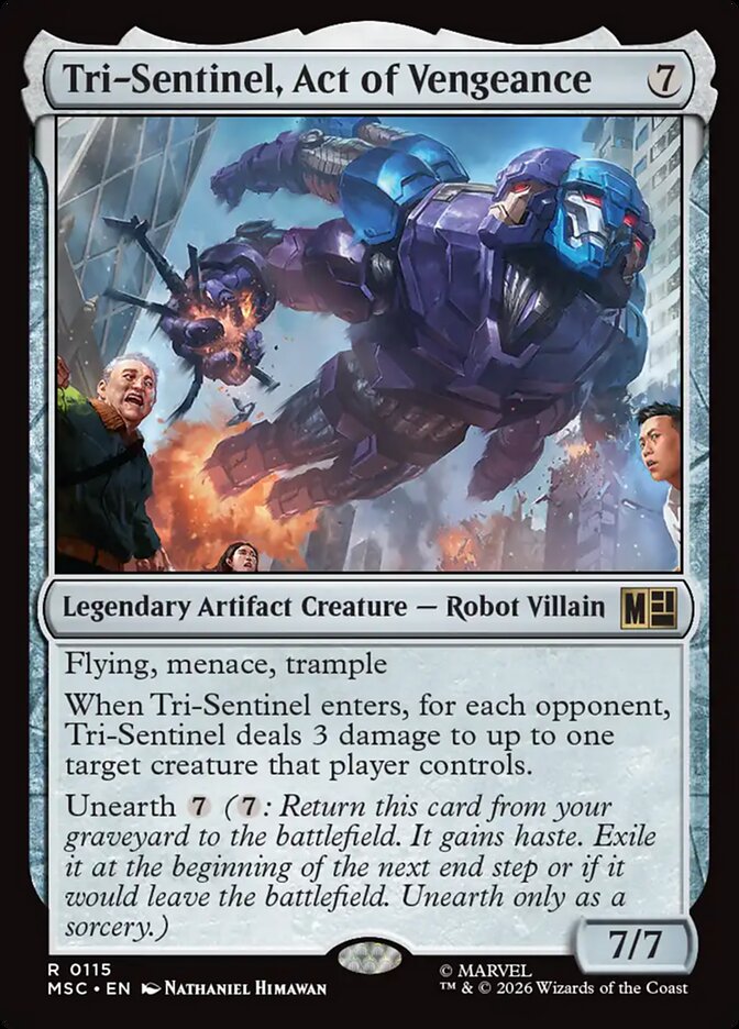 Tri-Sentinel, Act of Vengeance (115) - Marvel Super Heroes Commander (MSC)