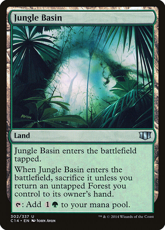 Jungle Basin (302) - Commander 2014 (C14)