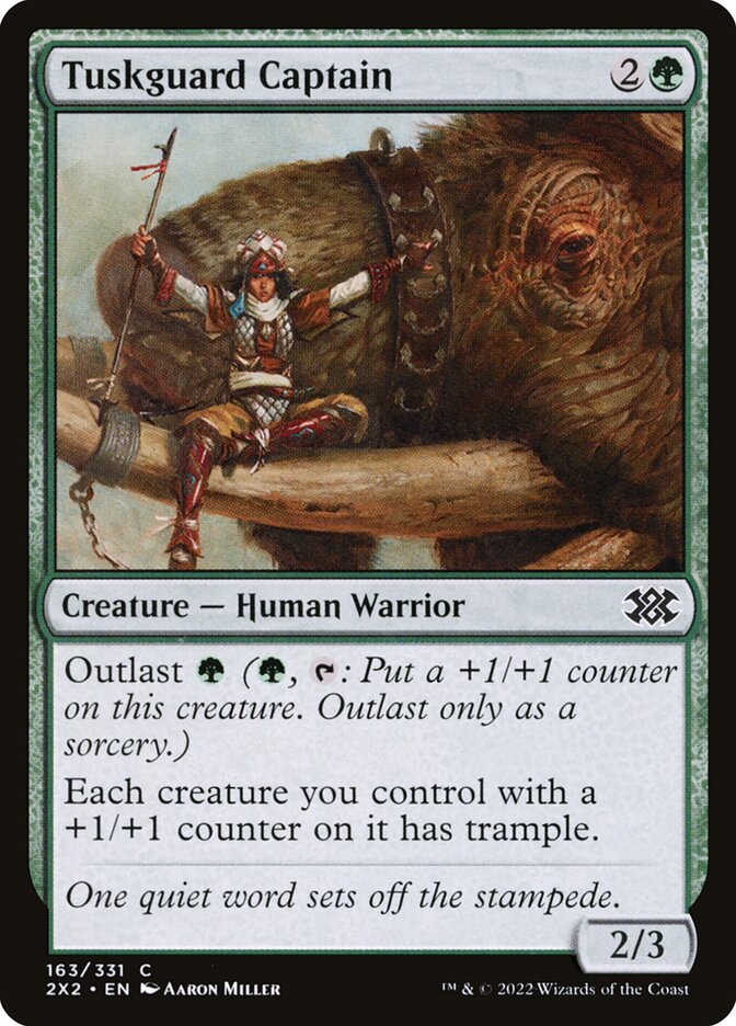 Tuskguard Captain (163) - Double Masters 2022 (2X2)