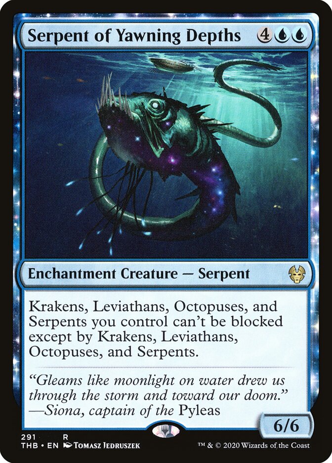 Serpent of Yawning Depths (291) - Theros Beyond Death (THB)