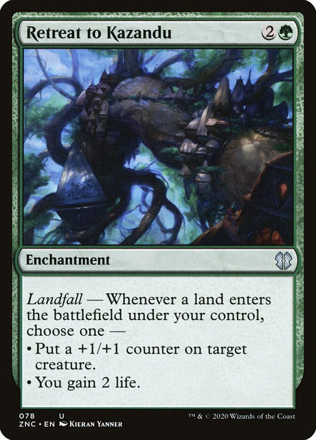Retreat to Kazandu (78) - Zendikar Rising Commander (ZNC)