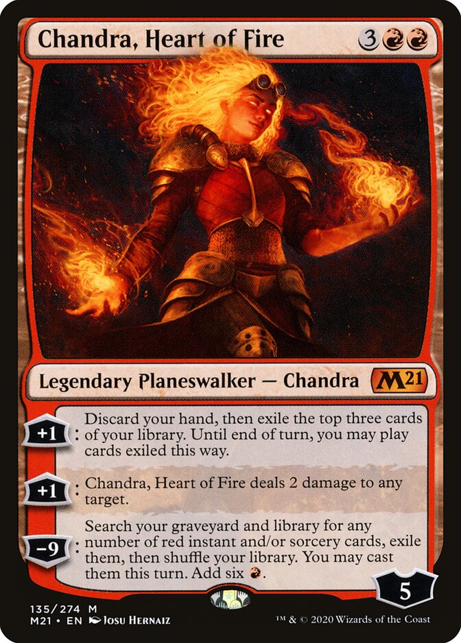 Chandra, Heart of Fire (135) - Core Set 2021 (M21)