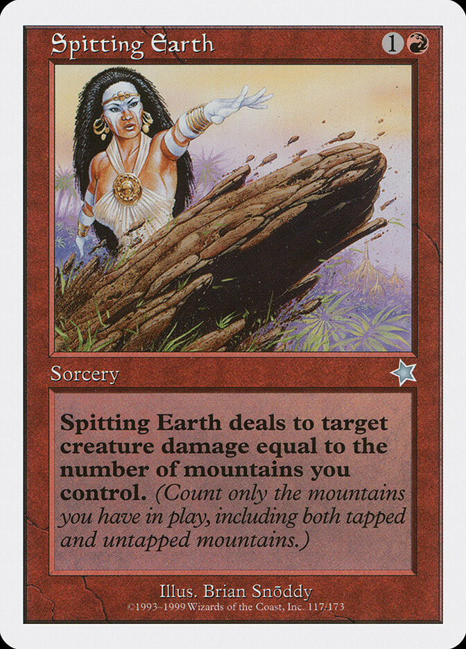 Spitting Earth (117) - Starter 1999 (S99)