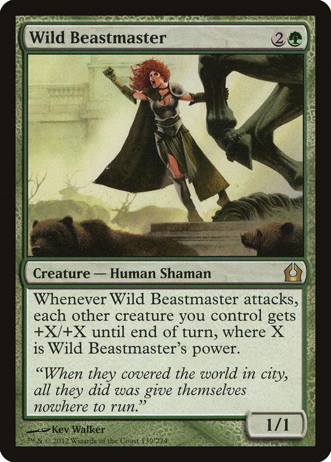 Wild Beastmaster (139) - Return to Ravnica (RTR)