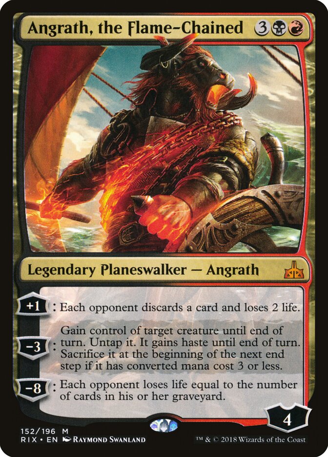 Angrath, the Flame-Chained (152) - Rivals of Ixalan (RIX)