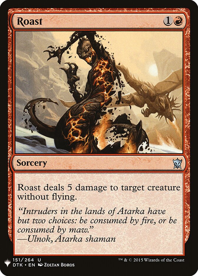 Roast (DTK-151) - The List (PLST)