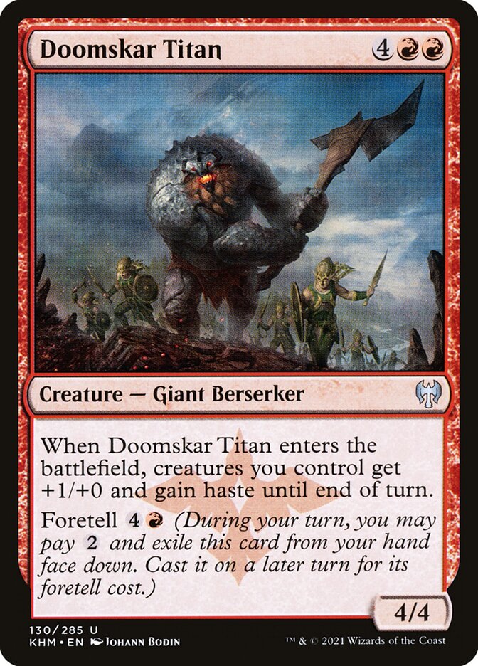 Doomskar Titan (130) - Kaldheim (KHM)