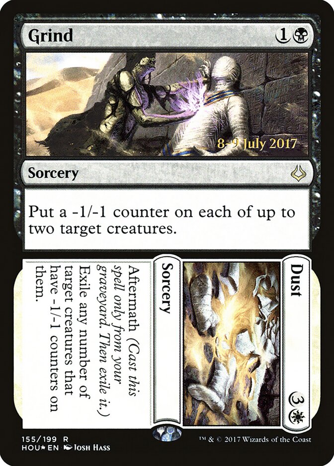 Grind // Dust (155s) - Hour of Devastation Promos (PHOU)